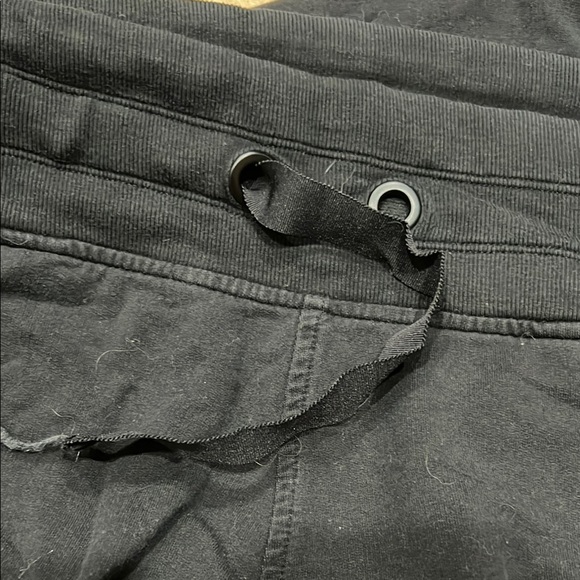 Athleta Black Performance Baggy Wide Leg Capris - Picture 4 of 7